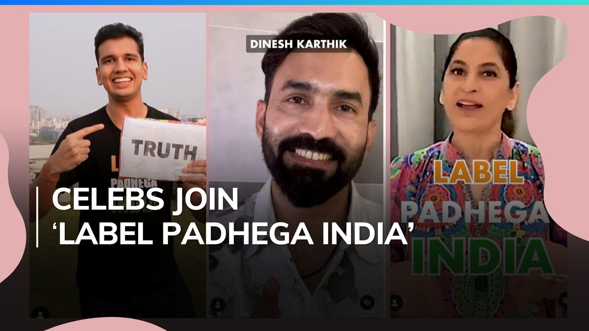 Popular creator Food Pharmer launches 'label padhega India', celebs and creators join too