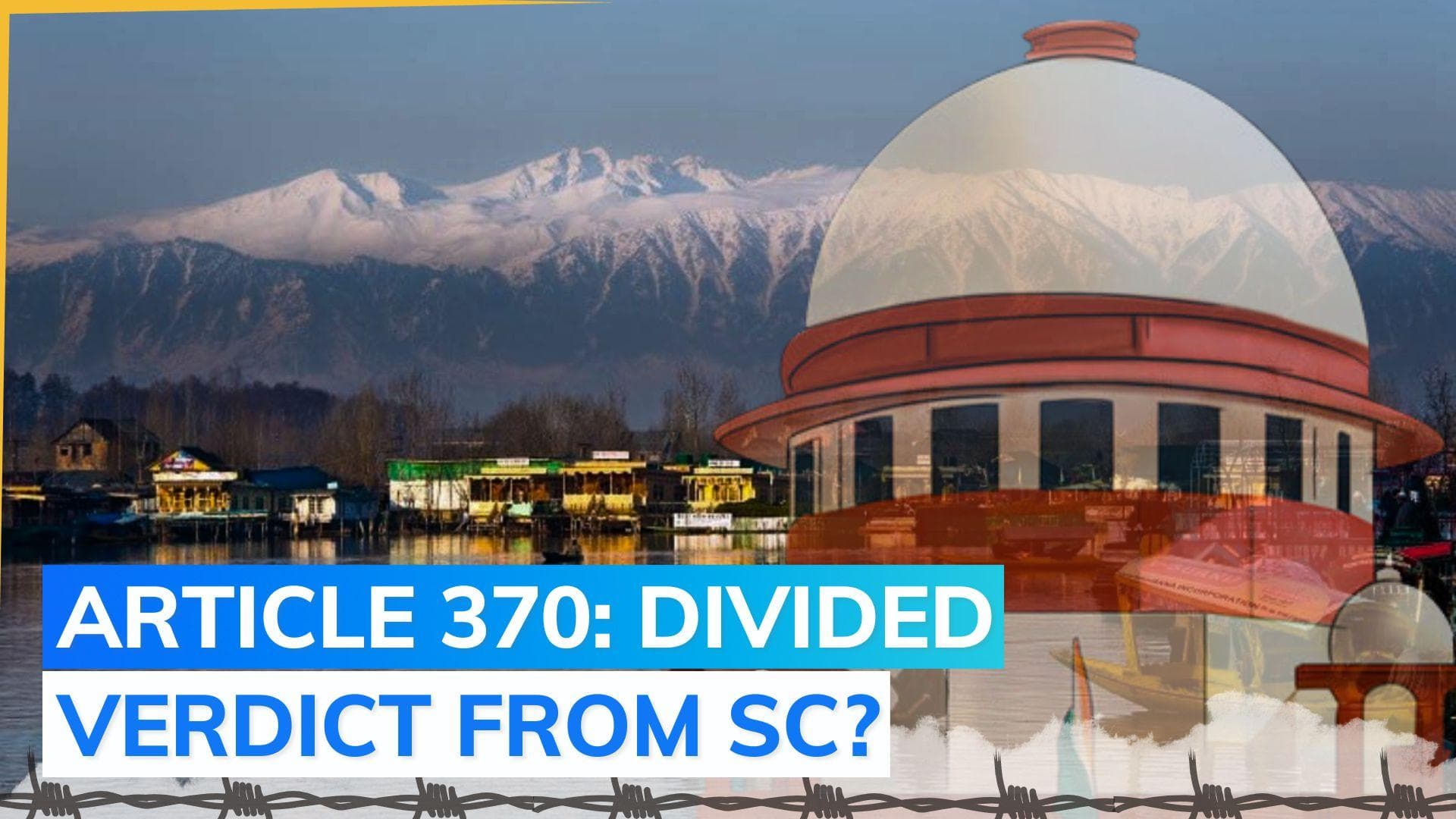 SC verdict on Article 370: two separate judgments authored, says report