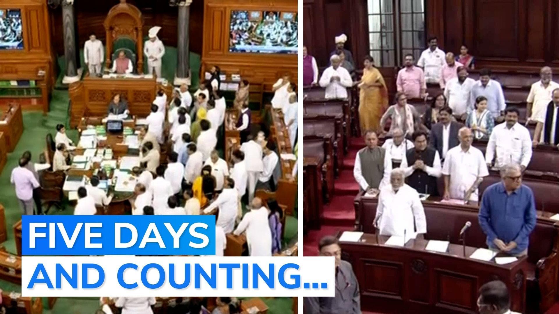 Parliament disruption: first week of Budget Session part 2 washed-out