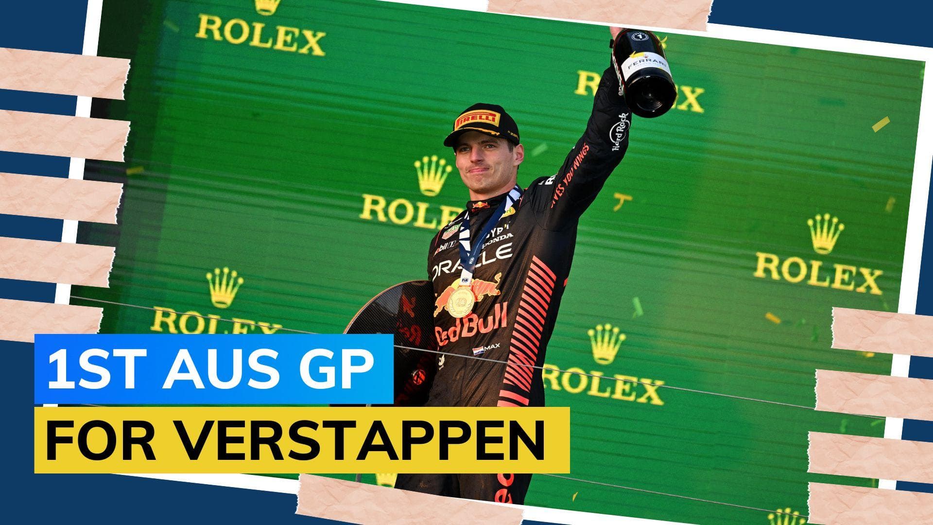 Formula 1: Max Verstappen holds off Lewis Hamilton in wild finish at Australian GP