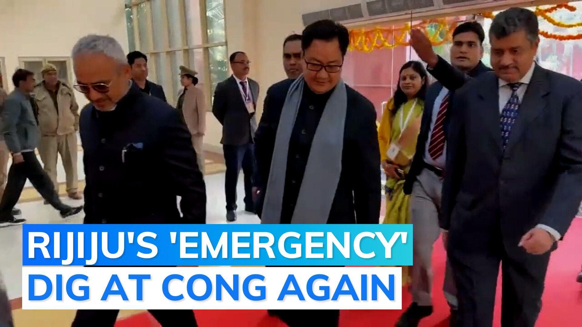 'They are frustrated': Kiren Rijiju on Congress after its leader's 'chop off tongue' remark