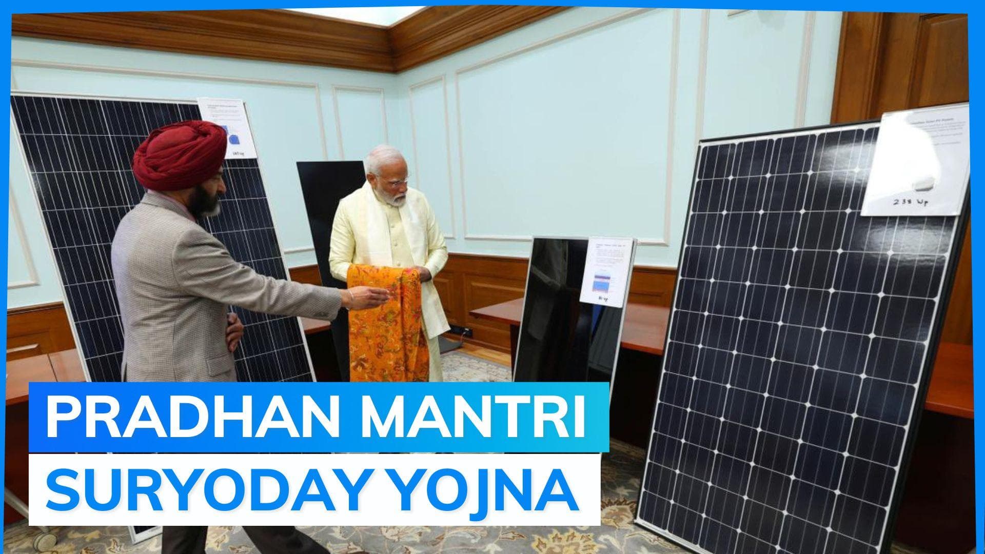 PM Modi announces rooftop solar systems for 1 crore homes