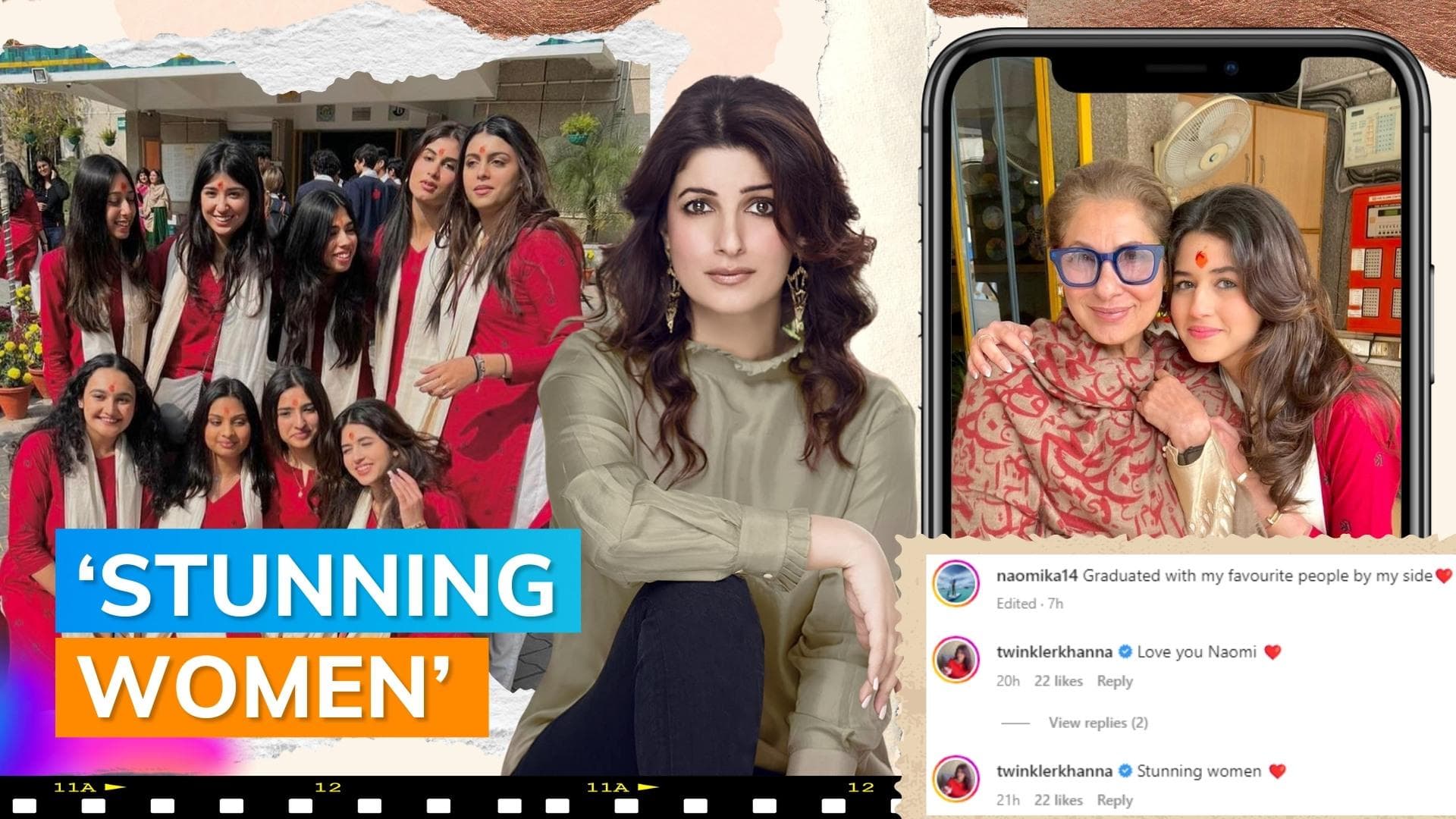 Dimple Kapadia poses with grandaughter Naomika Saran; Twinkle Khanna reacts to the post