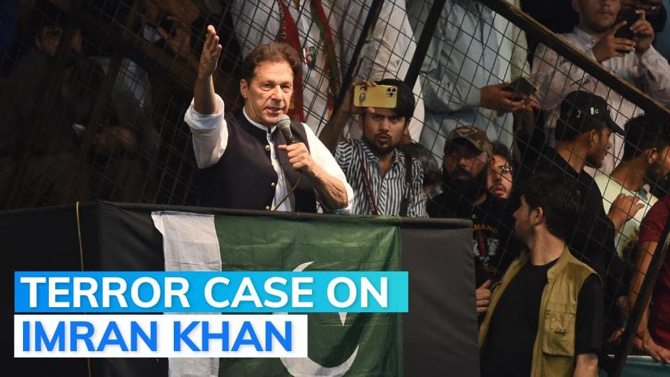 Terror case on Imran Khan: Pakistan ex-PM accused of threatening police, judges, Election Commission
