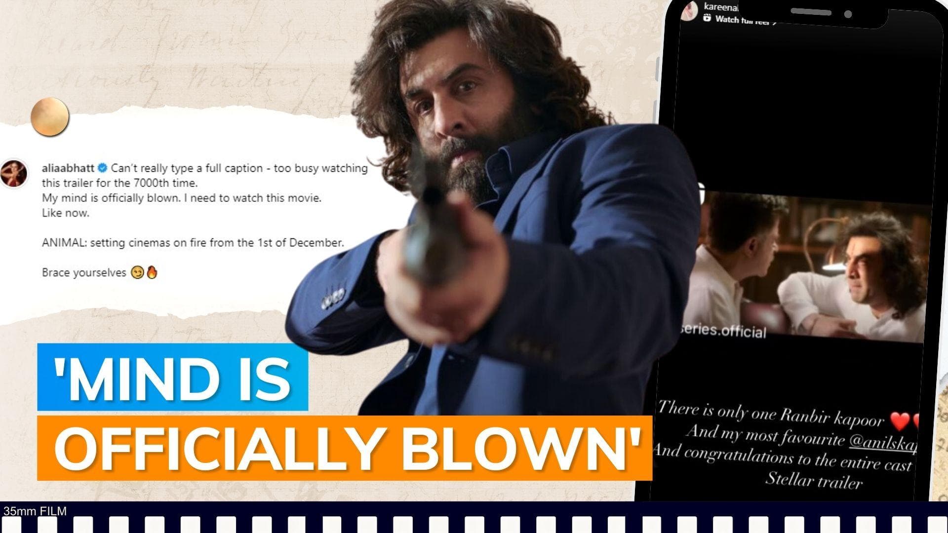 'Animal' trailer: Alia Bhatt and Kareena Kapoor laud Ranbir Kapoor; share their excitement for the film