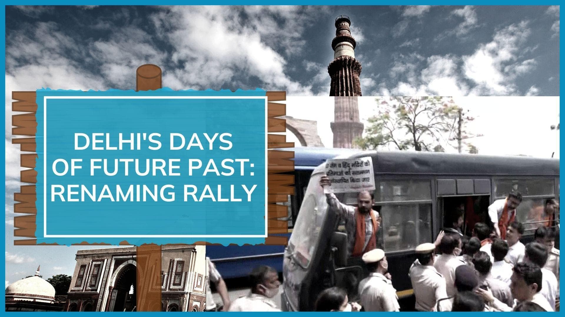 Hanuman Chalisa near Qutub Minar to rename it 'Vishnu Stambh'; BJP targets Mughal-named Delhi roads