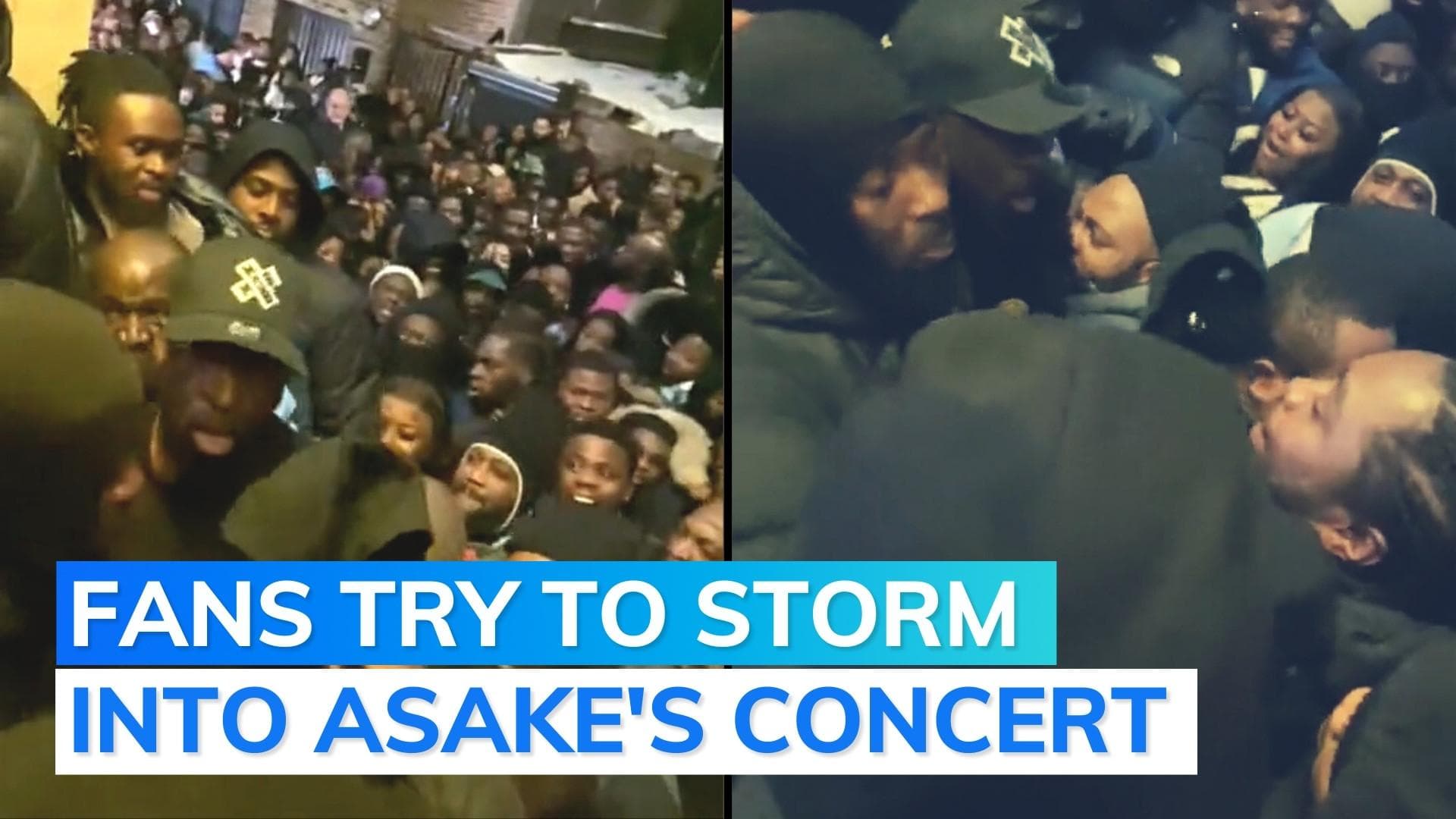 Crowd crush at London concert venue, 4 critical 