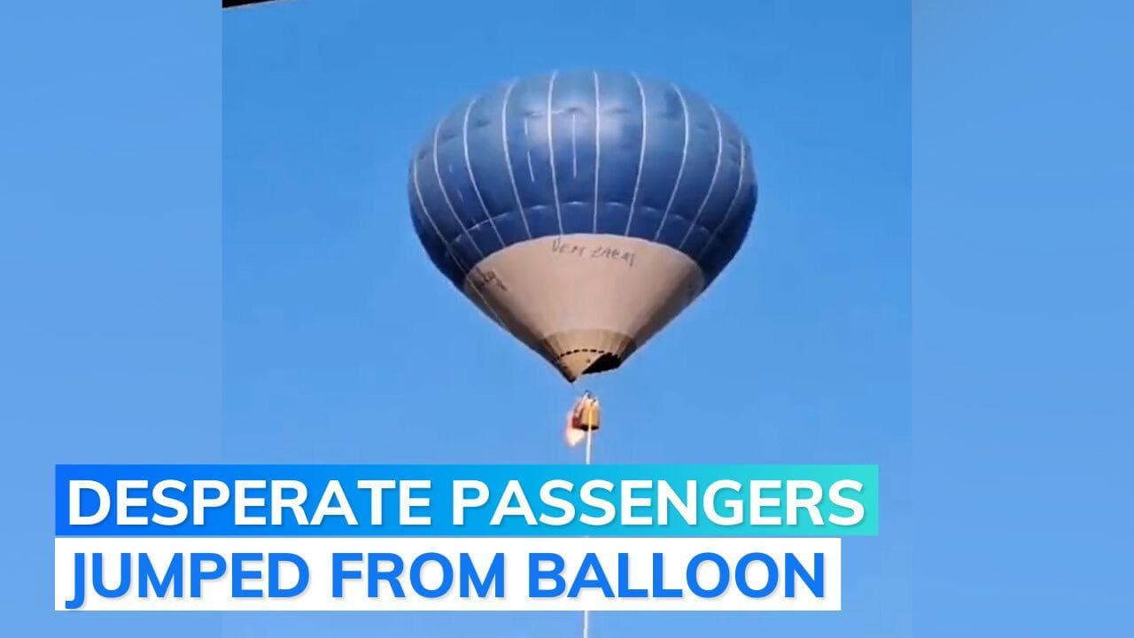 On cam: hot-air balloon catches fire, causes deaths at tourist site in Mexico