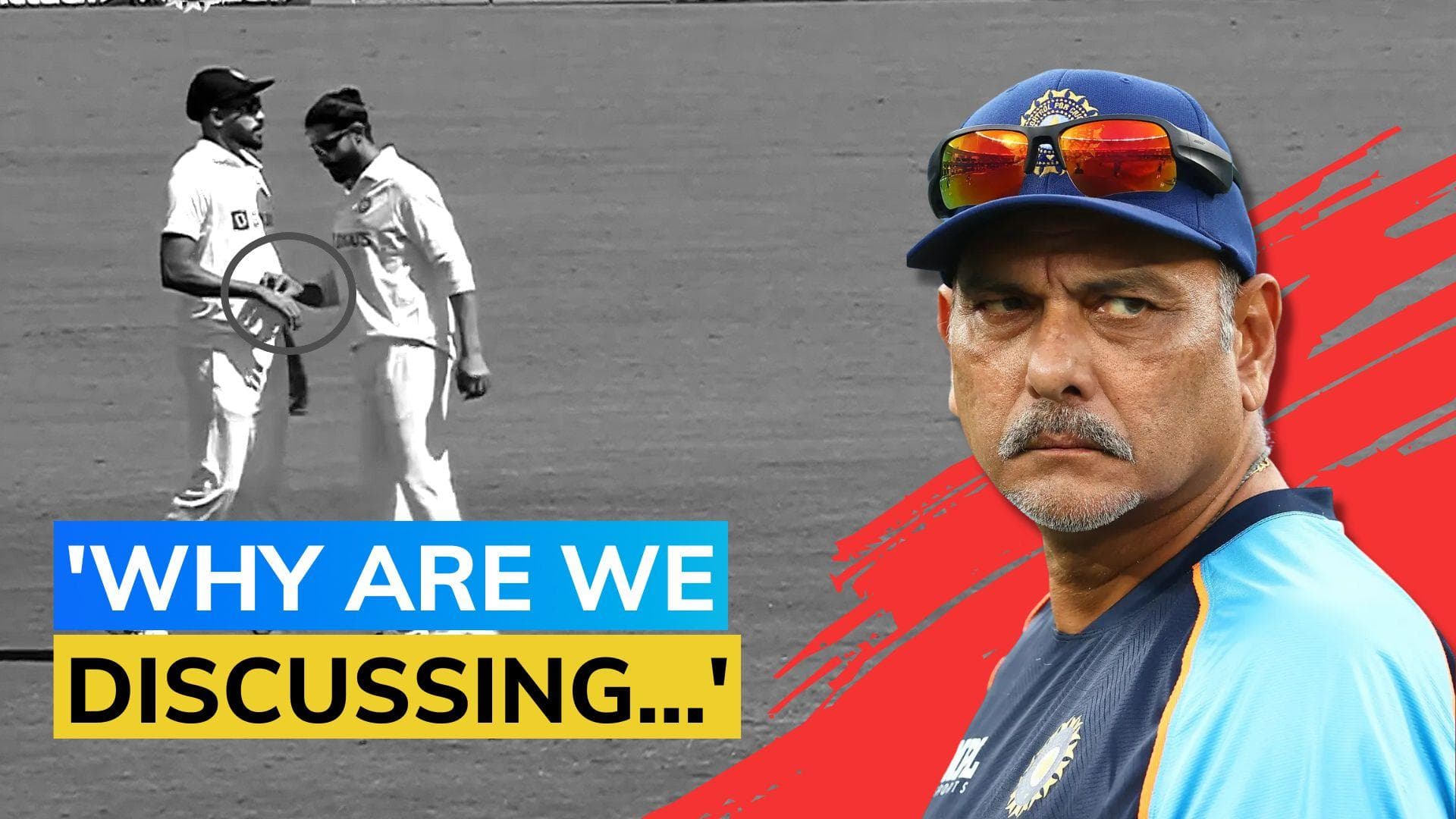 IND vs AUS: Ravi Shastri's blunt reply to Michael Vaughan's remark on Jadeja incident