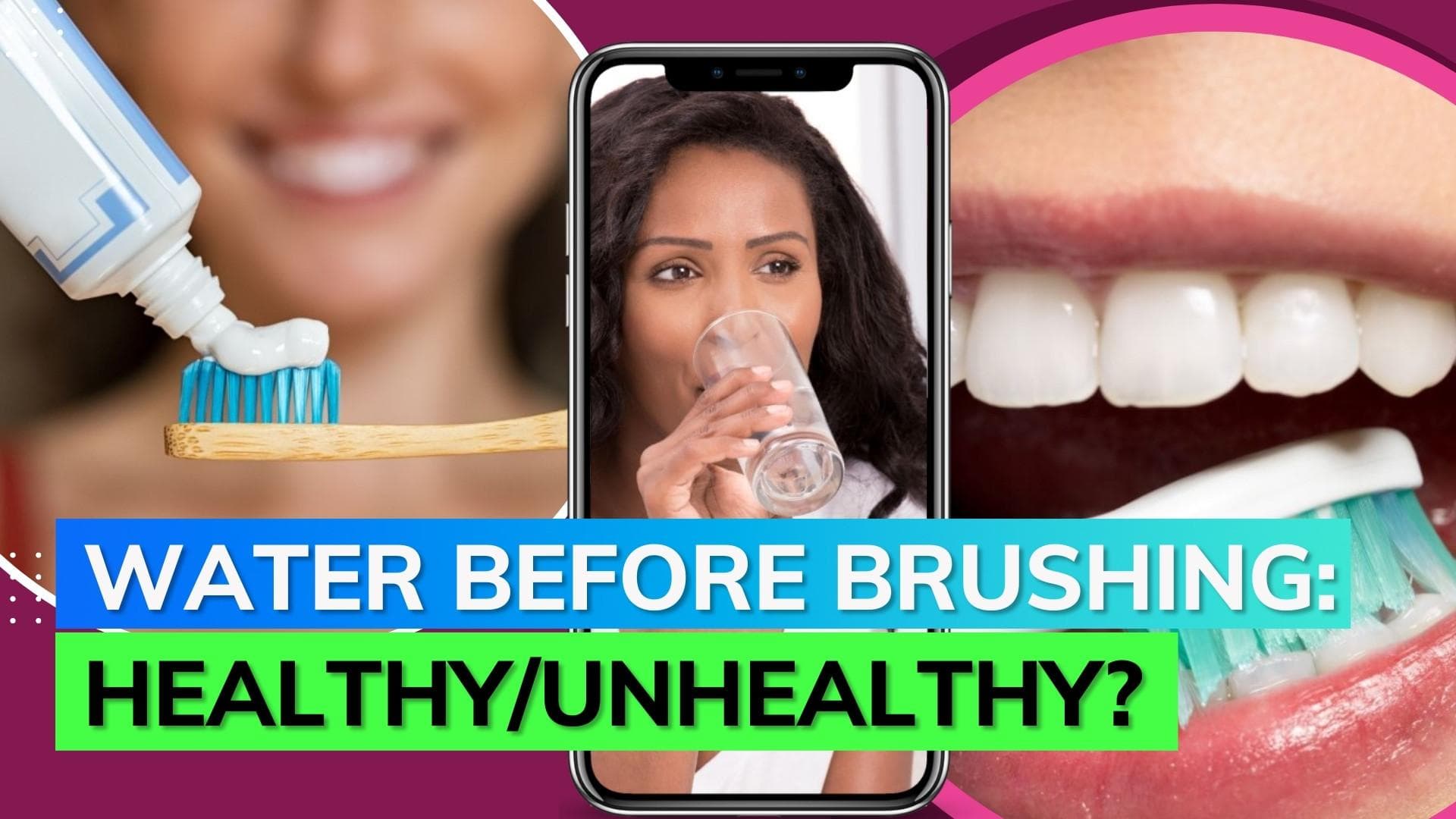 How healthy is drinking water without brushing your teeth? Know here