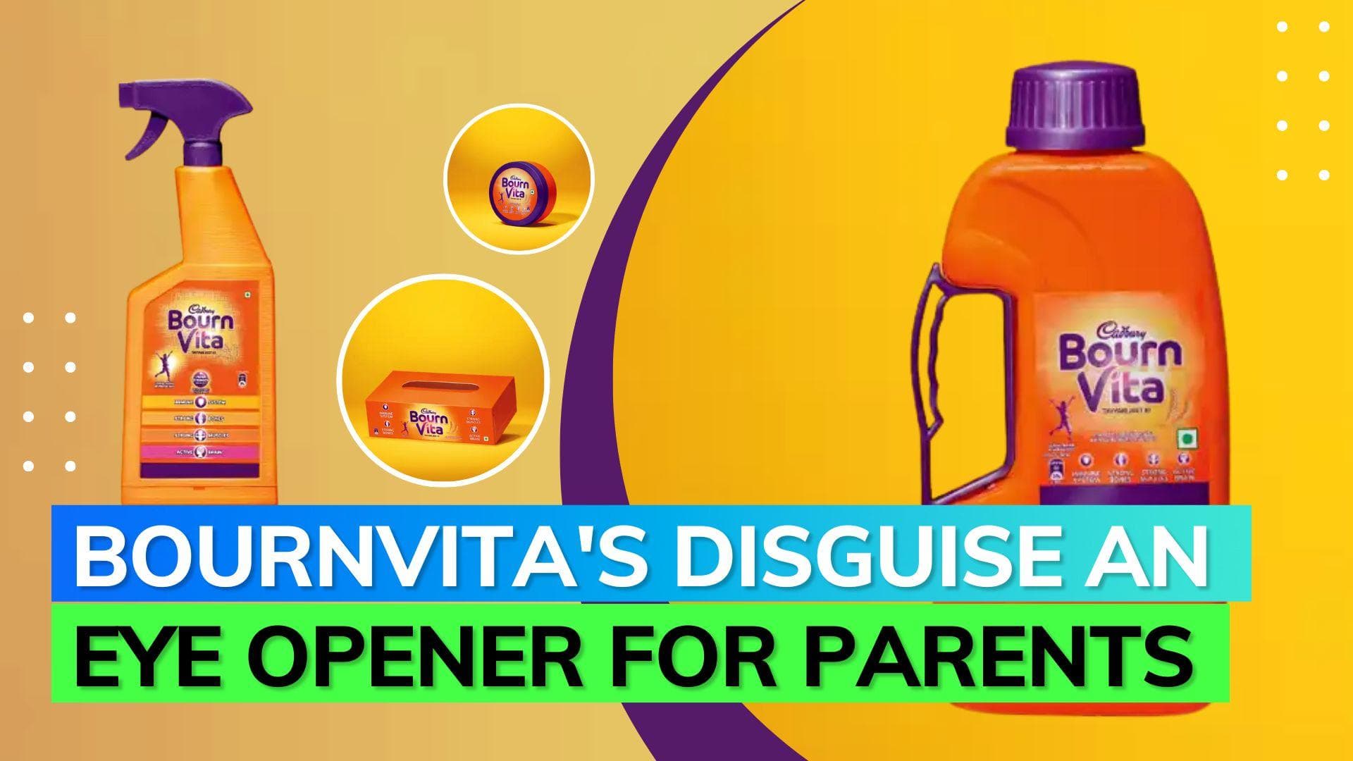 Bournvita comes in toilet cleaner shaped bottle; conveys special message to parents