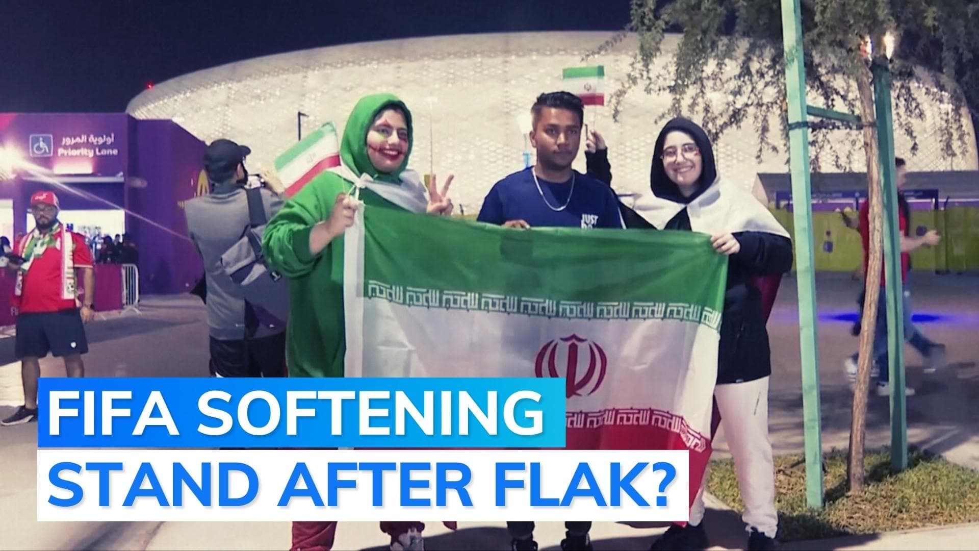 FIFA World Cup 2022: Banners supporting Iran protests allowed a day after team's exit