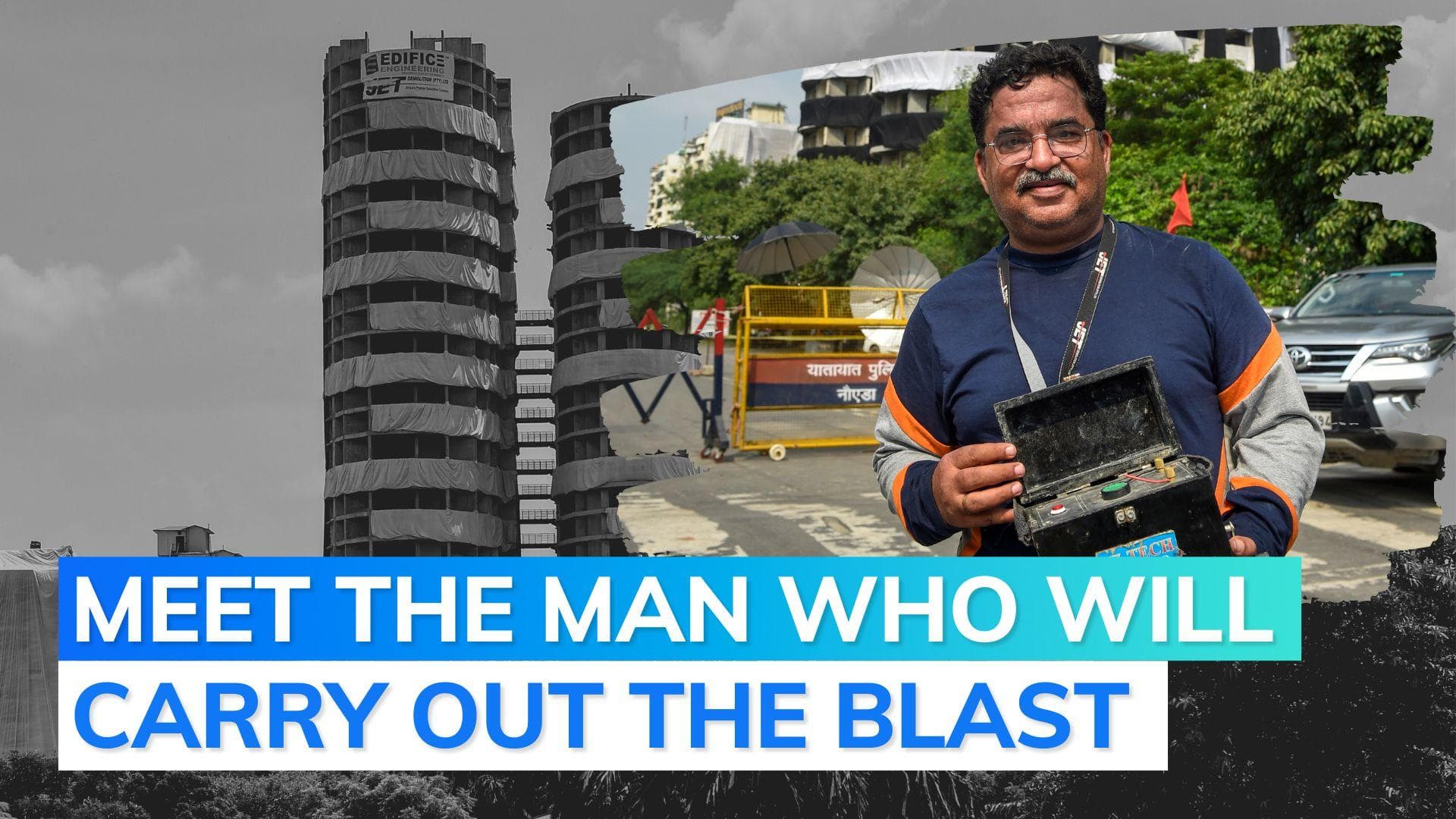 Supertech twin towers demolition: blaster explains how the implosion will be carried out | Watch