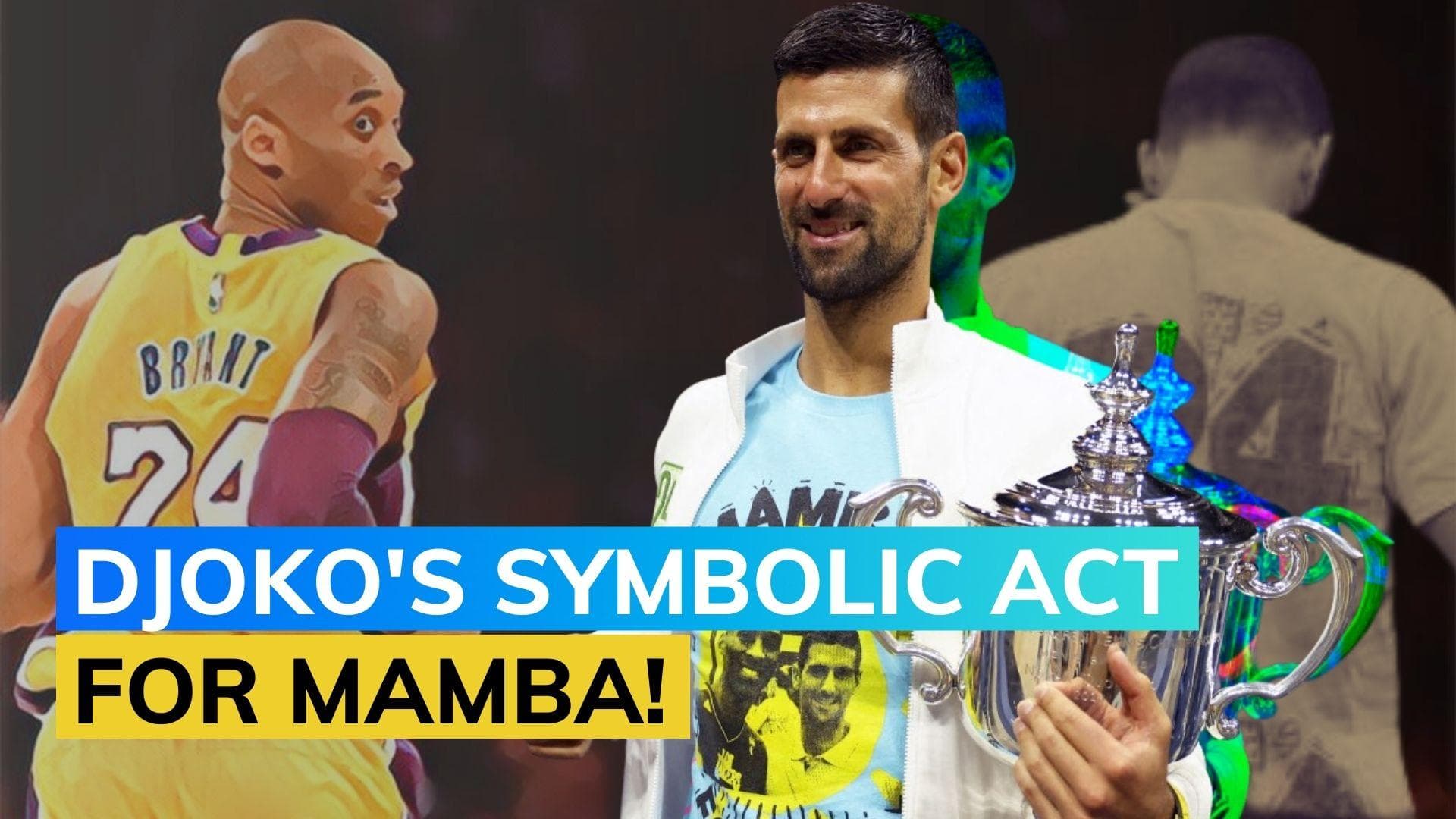Novak Djokovic's special gesture for Kobe Bryant after US Open victory 