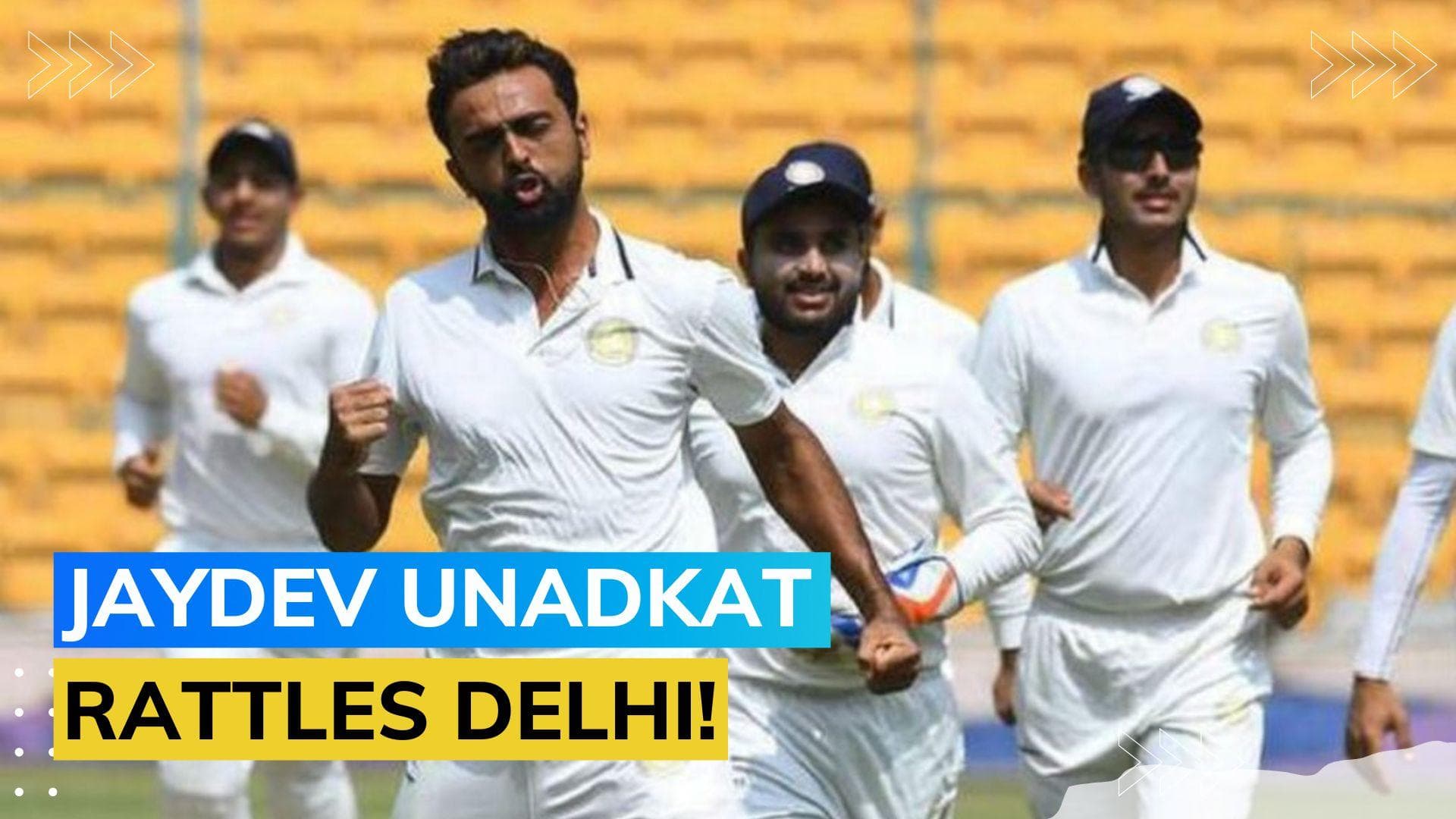 Ranji Trophy: Jaydev Unadkat floors Delhi with hat-trick in first over