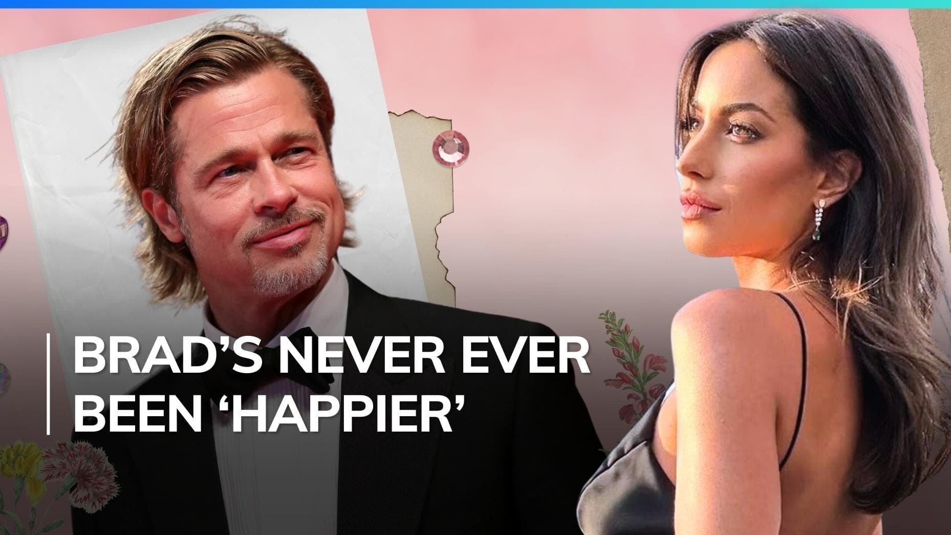 Brad Pitt is 'very happy' after moving in with girlfriend Ines de Ramon