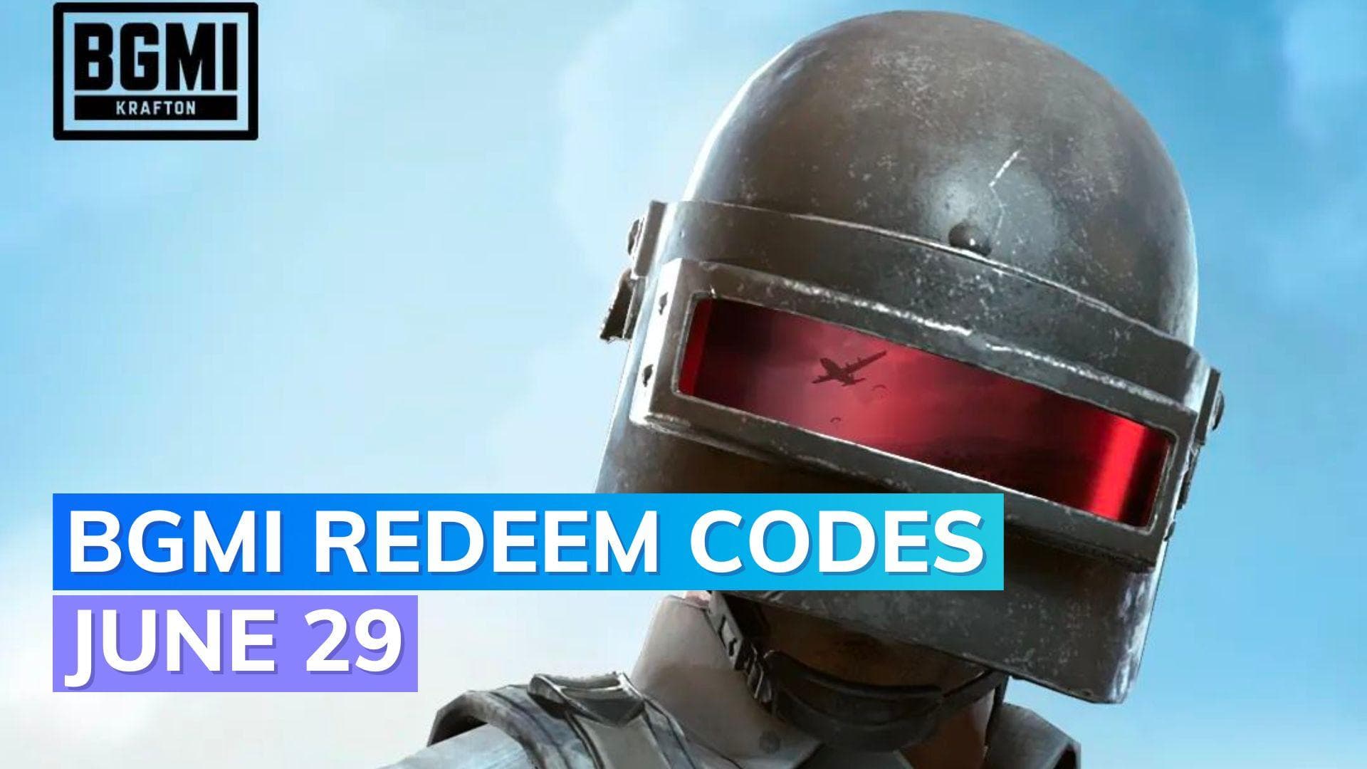 BGMI redeem codes Today 29 June 2023: Get ultimate gifts & weapons