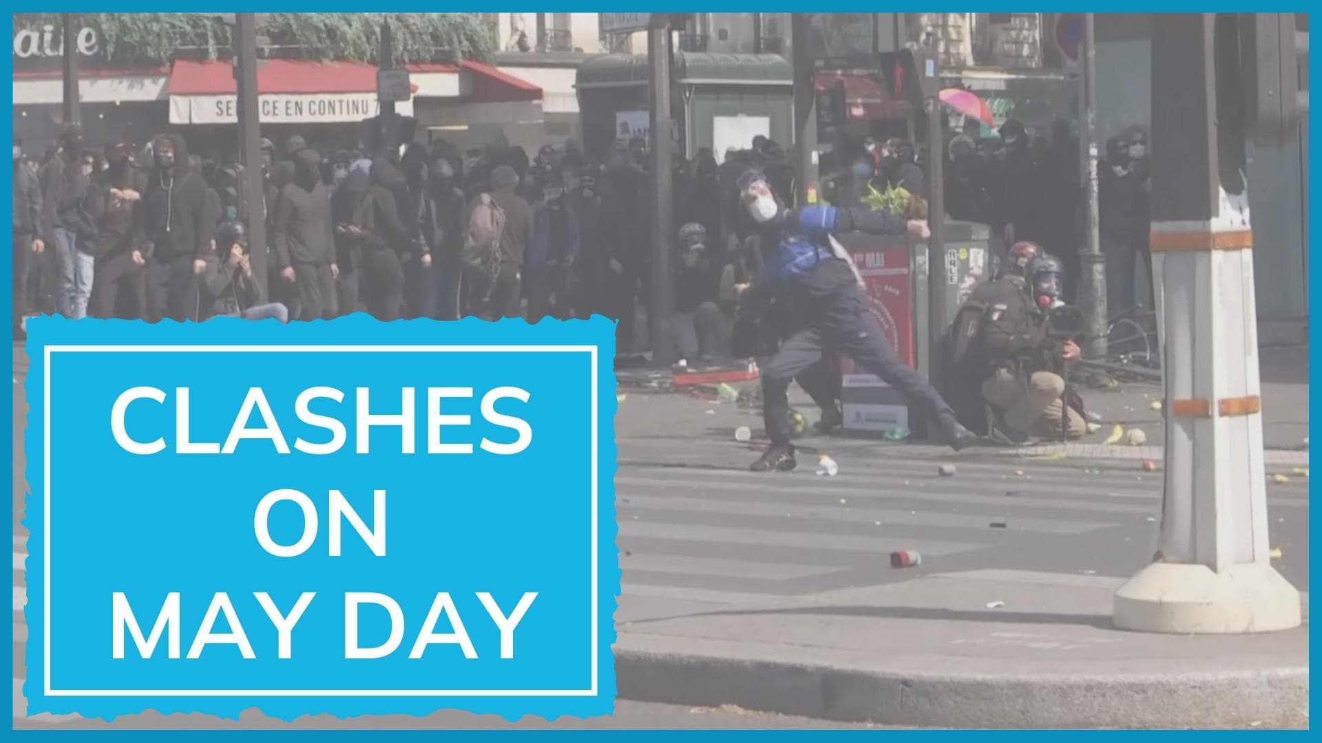 Watch | May Day rally in France's Paris turns violent