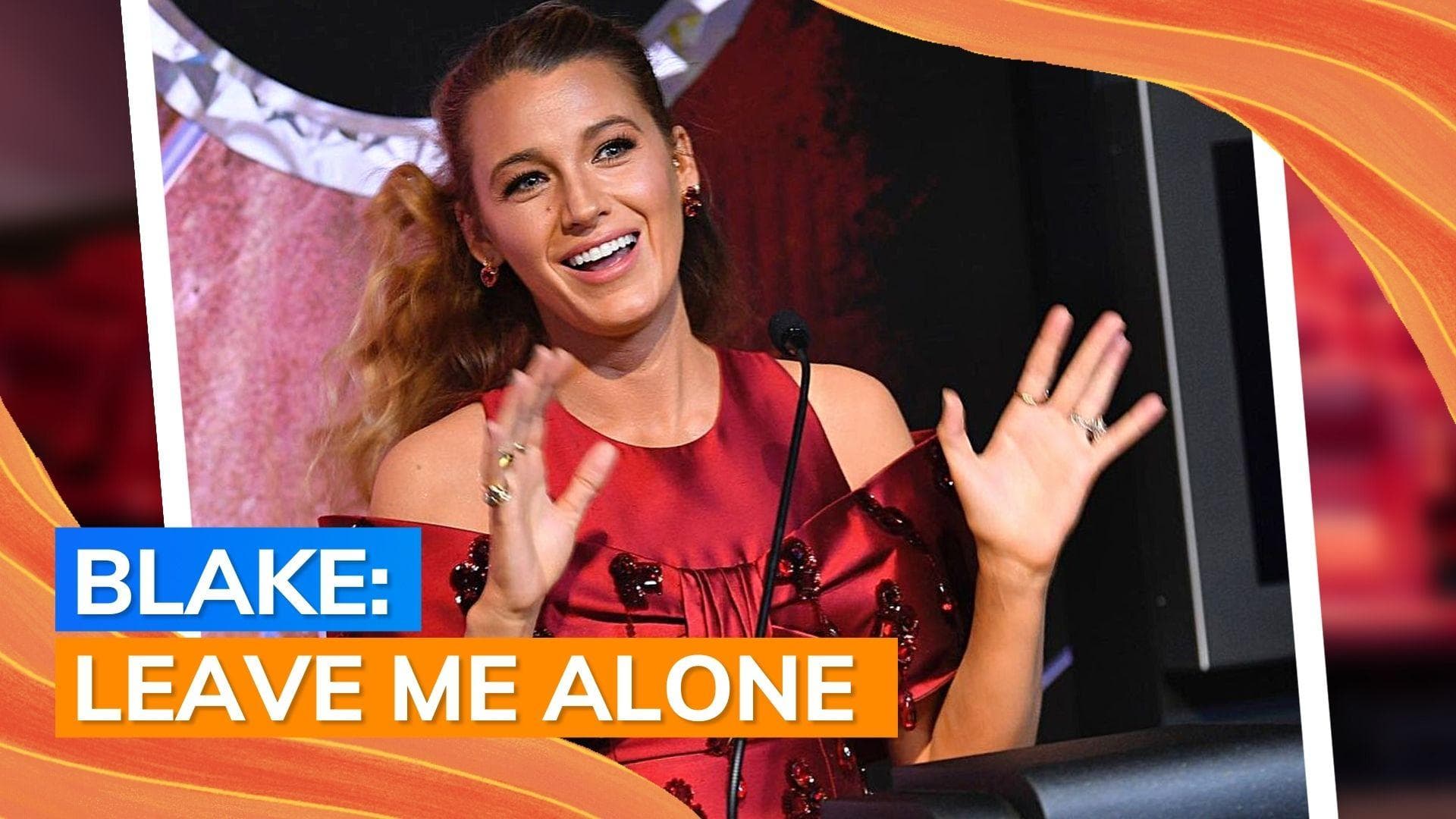 Blake Lively posts photos with her baby bump, slams paparazzi