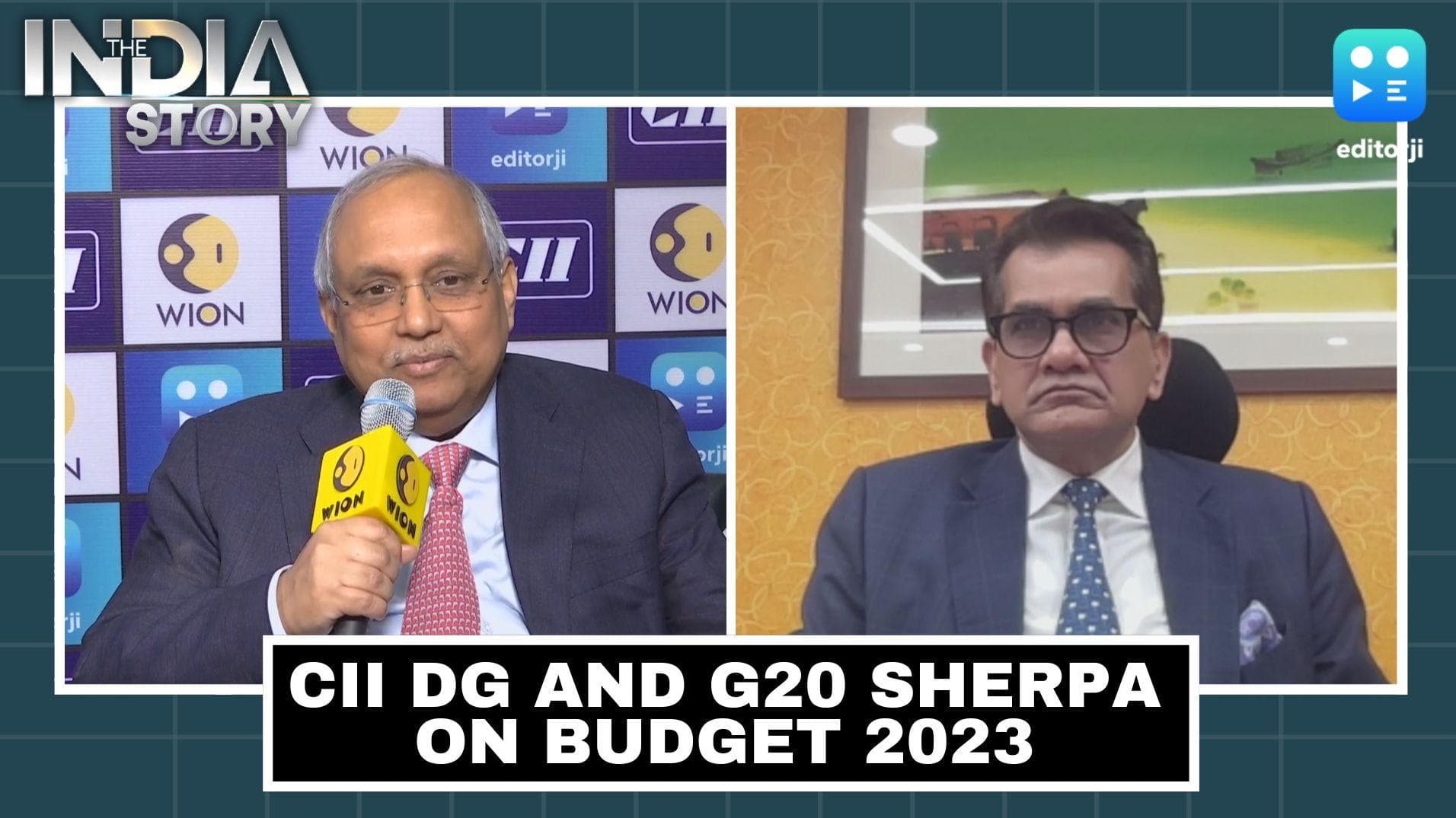 The India Story | G20 Sherpa Amitabh Kant and CII chief Chandrajit Banerjee on Budget 2023