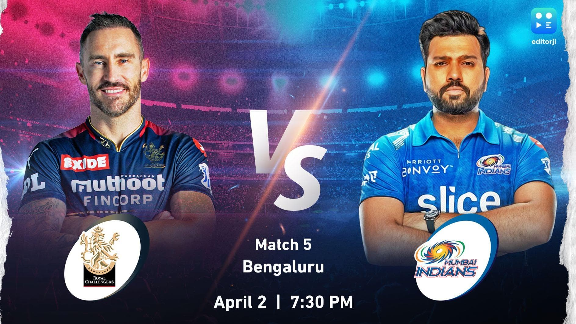 IPL 2023, RCB vs MI: मुंबई से होगी आरसीबी की भिड़ंत, ऐसी हो सकती है दोनों टीमों की संभावित प्लेइंग XI