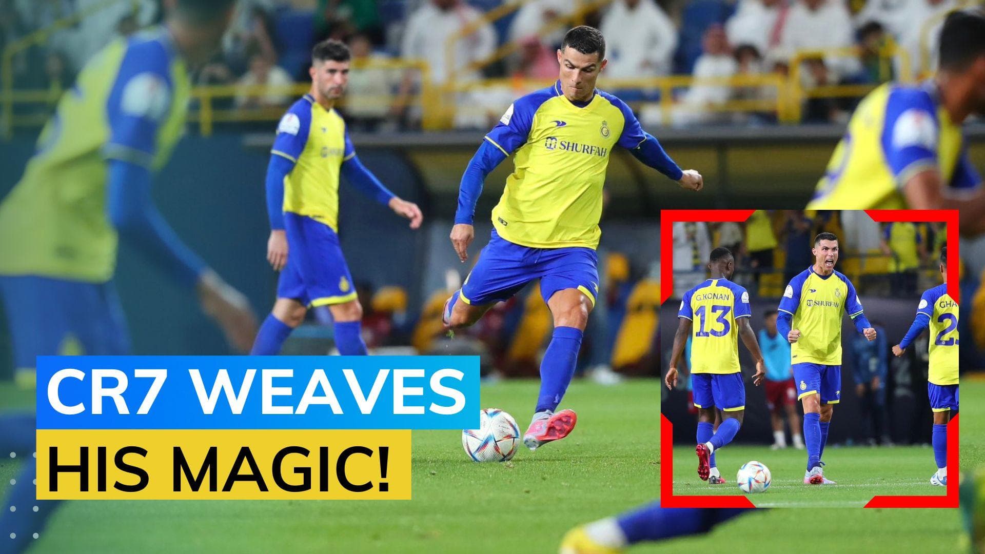Watch! Cristiano Ronaldo scores a 38-yard freekick as Al Nassr beat Abha 2-1