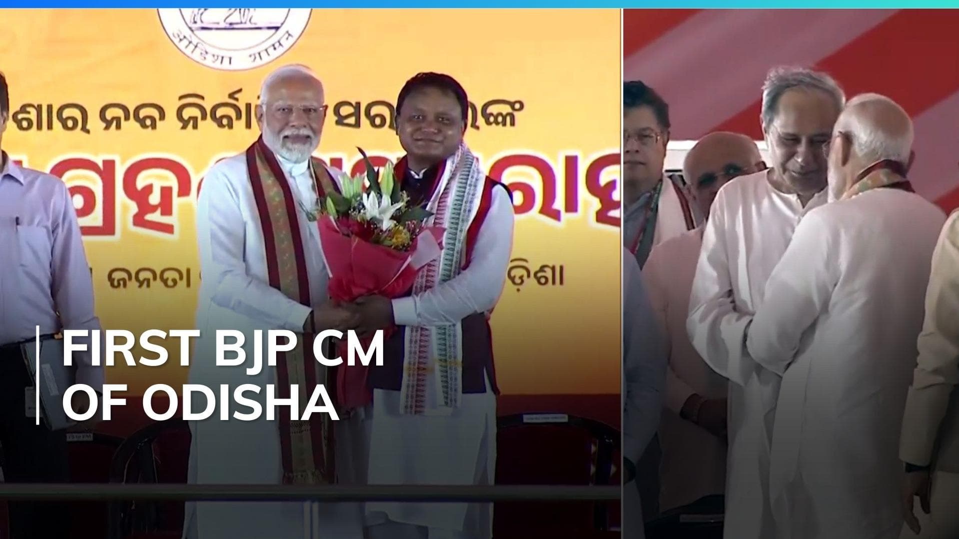 BJP tribal leader Mohan Majhi sworn in as Odisha CM