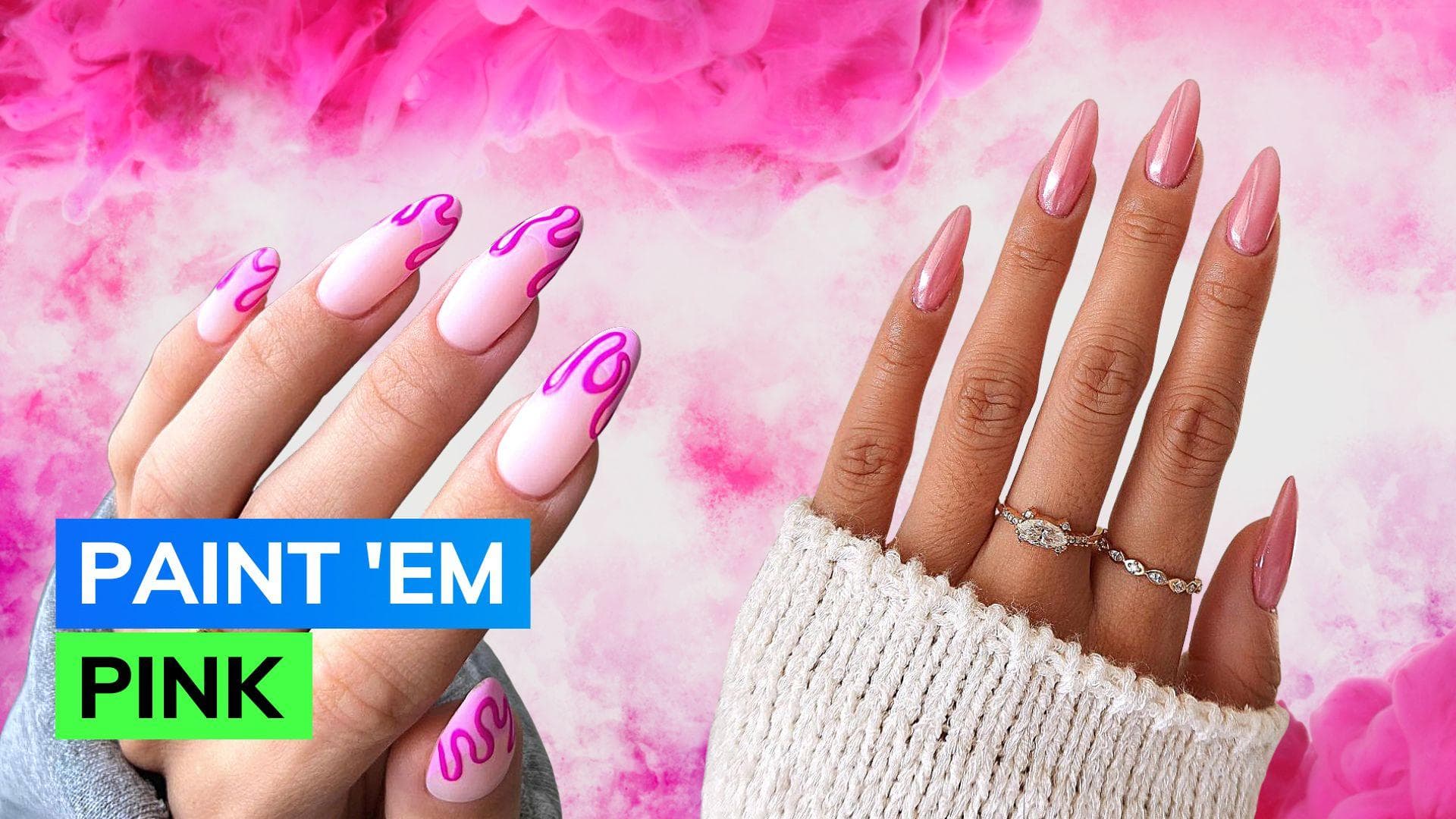 Looking for barbiecore nail art inspos? Here are some ideas