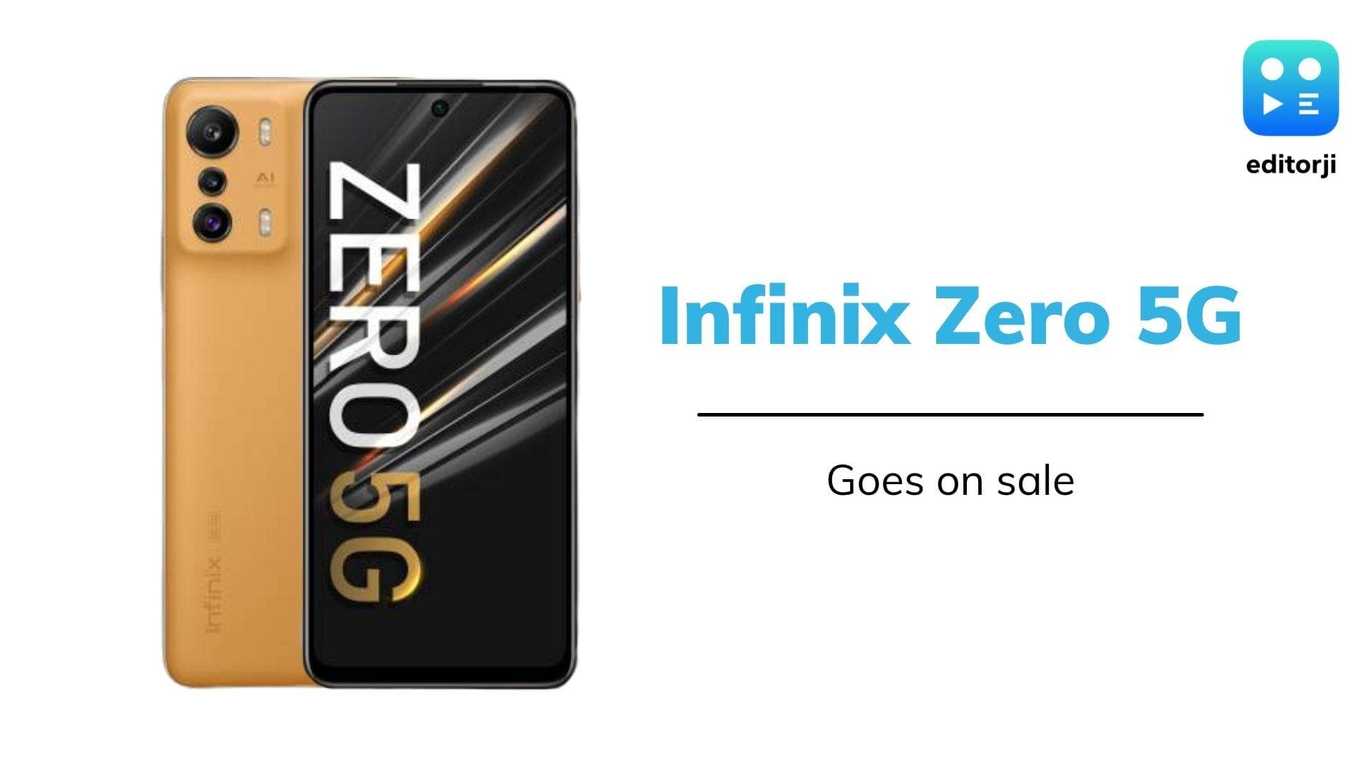 Infinix Zero 5G smartphone goes on sale in India