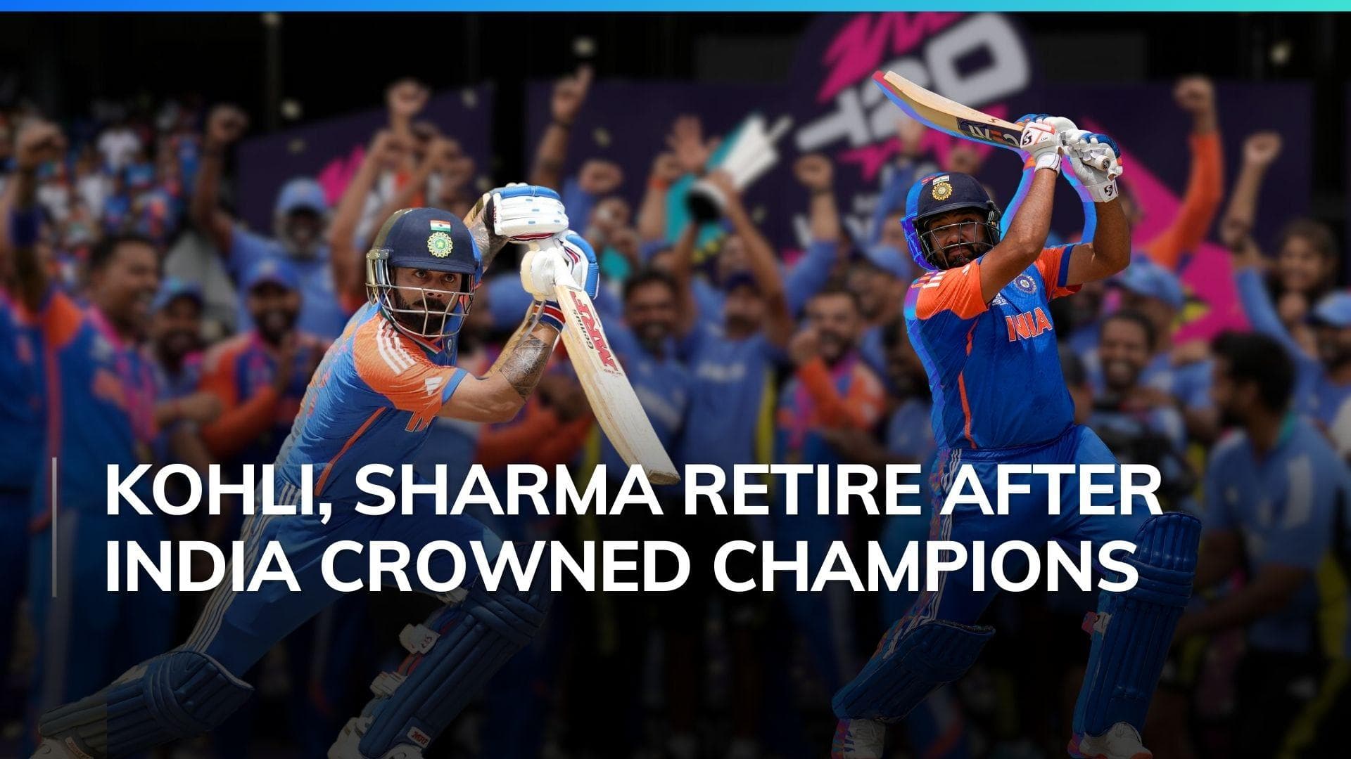 Virat Kohli, Rohit Sharma announce retirement from T20 Internationals