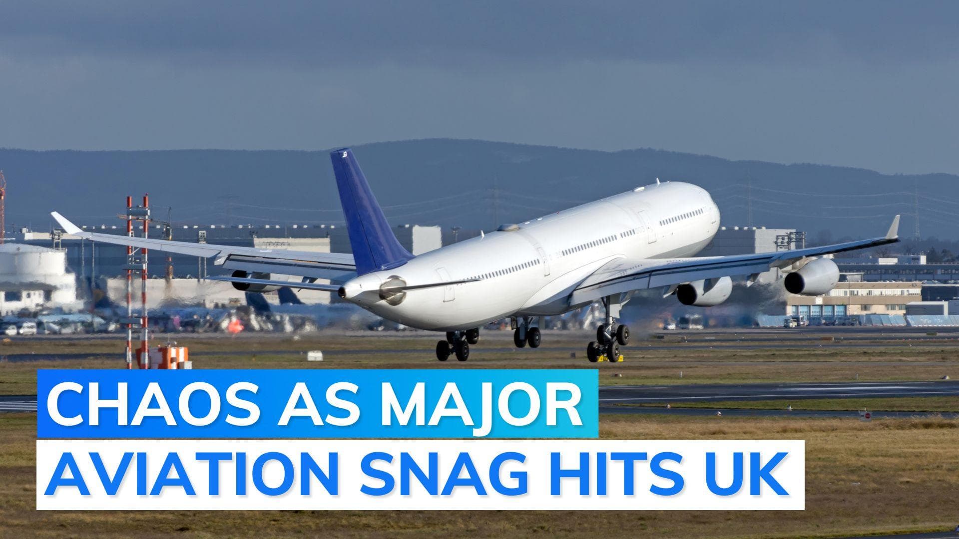 Multiple flights delayed after 'technical issue' with UK air traffic control