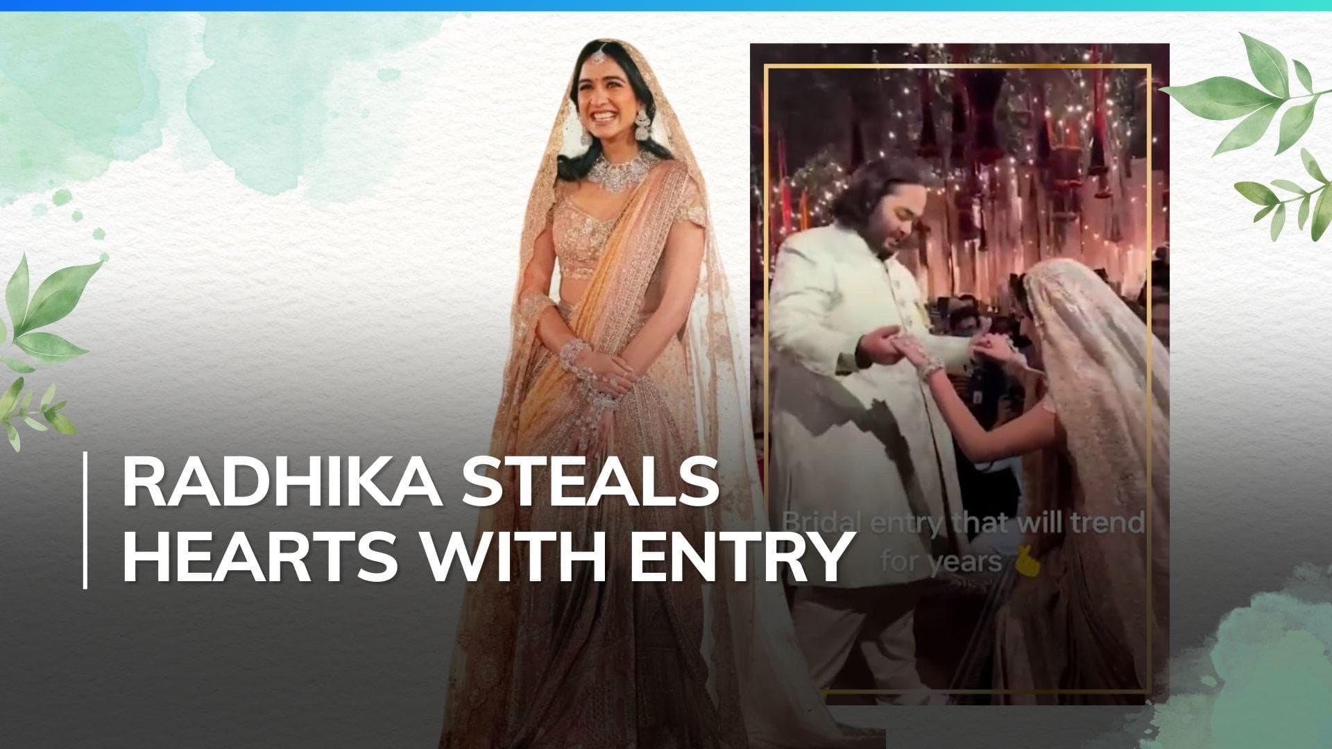 Inside Anant Ambani-Radhika Merchant's pre-wedding bash: Bride-to-be makes grand entry | watch