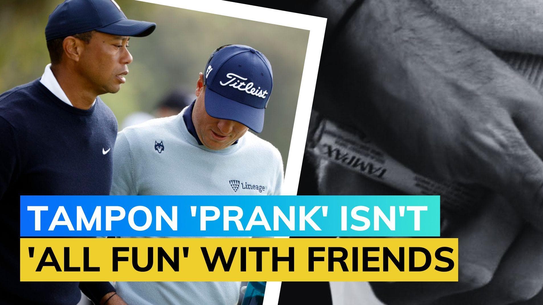 '...it hasn't turned out that way': Tiger Woods apology for handing Justin Thomas tampon