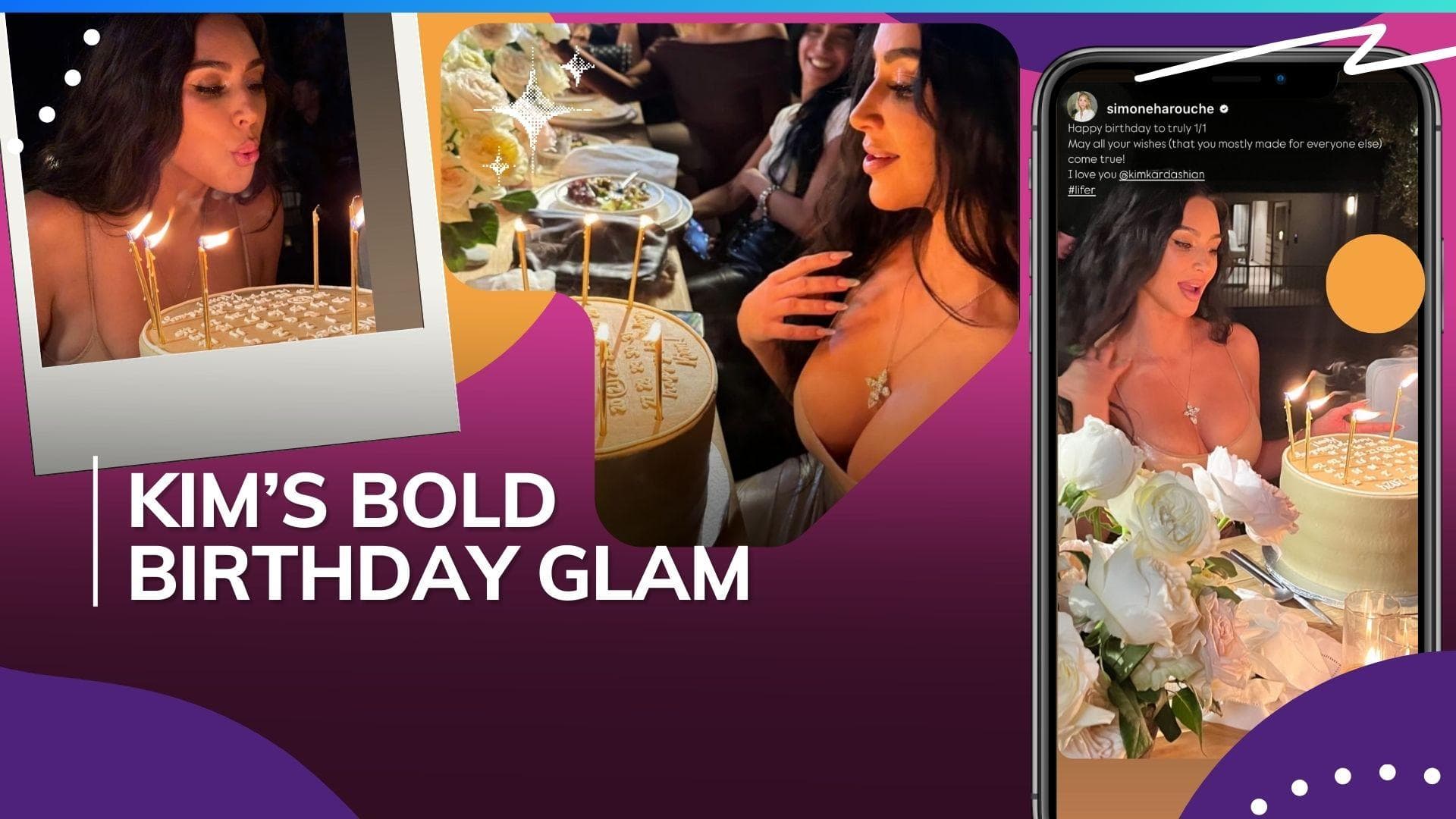 Kim Kardashian stuns in daring Diesel dress for her 44th birthday celebration | Have a look 