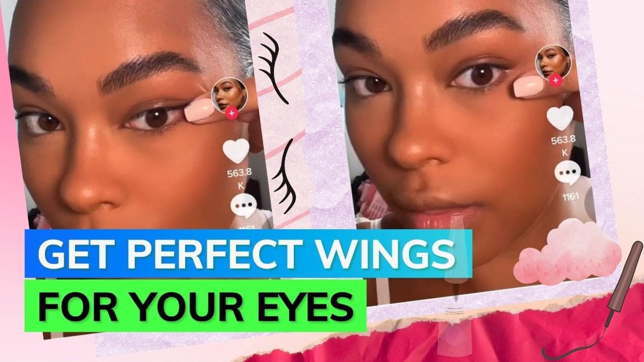 This winged eyeliner hack trending for all right reasons! Learn how to do it