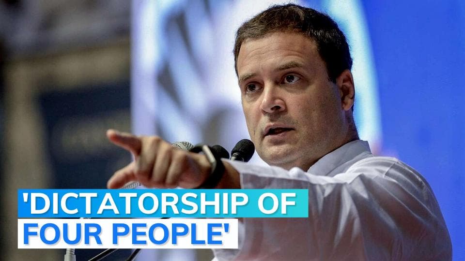 Rahul Gandhi: India witnessing death of democracy