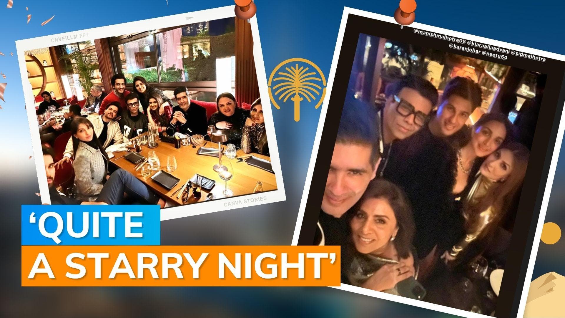 Kiara Advani, Sidharth Malhotra party with Karan Johar and Neetu Kapoor in Dubai. See pics