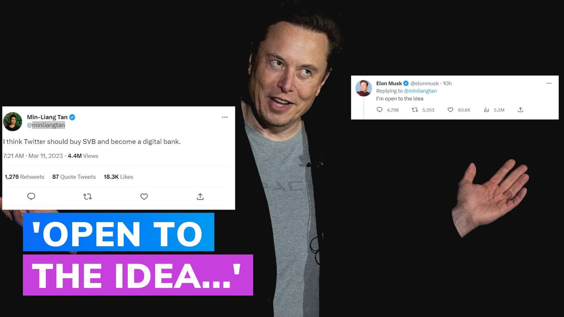 SVB crisis: Elon Musk to buy collapsed bank?