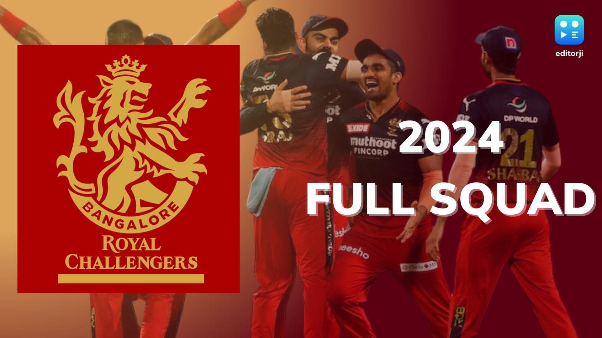 IPL 2024 auction: Royal Challengers Bangalore full squad, auction buys, remaining purse