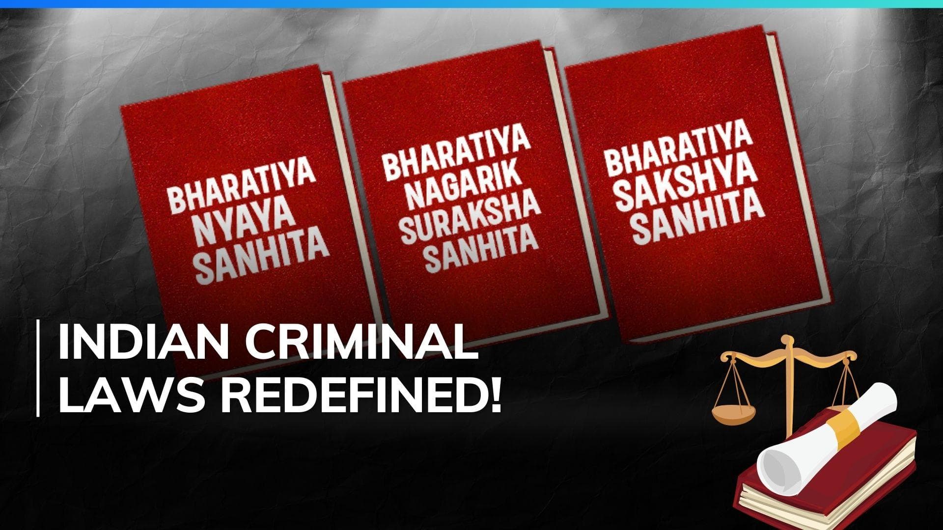 What do the new criminal laws say about terrorism, mob lynching?