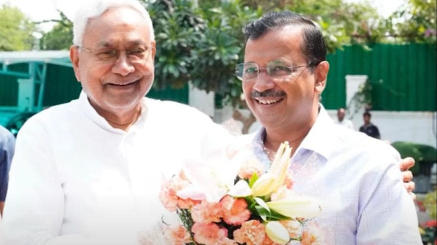 Nitish Kumar Delhi visit: पहले Rahul Gandhi, फिर लेफ्ट और अब Arvind Kejrowal से मिले Bihar के सीएम
