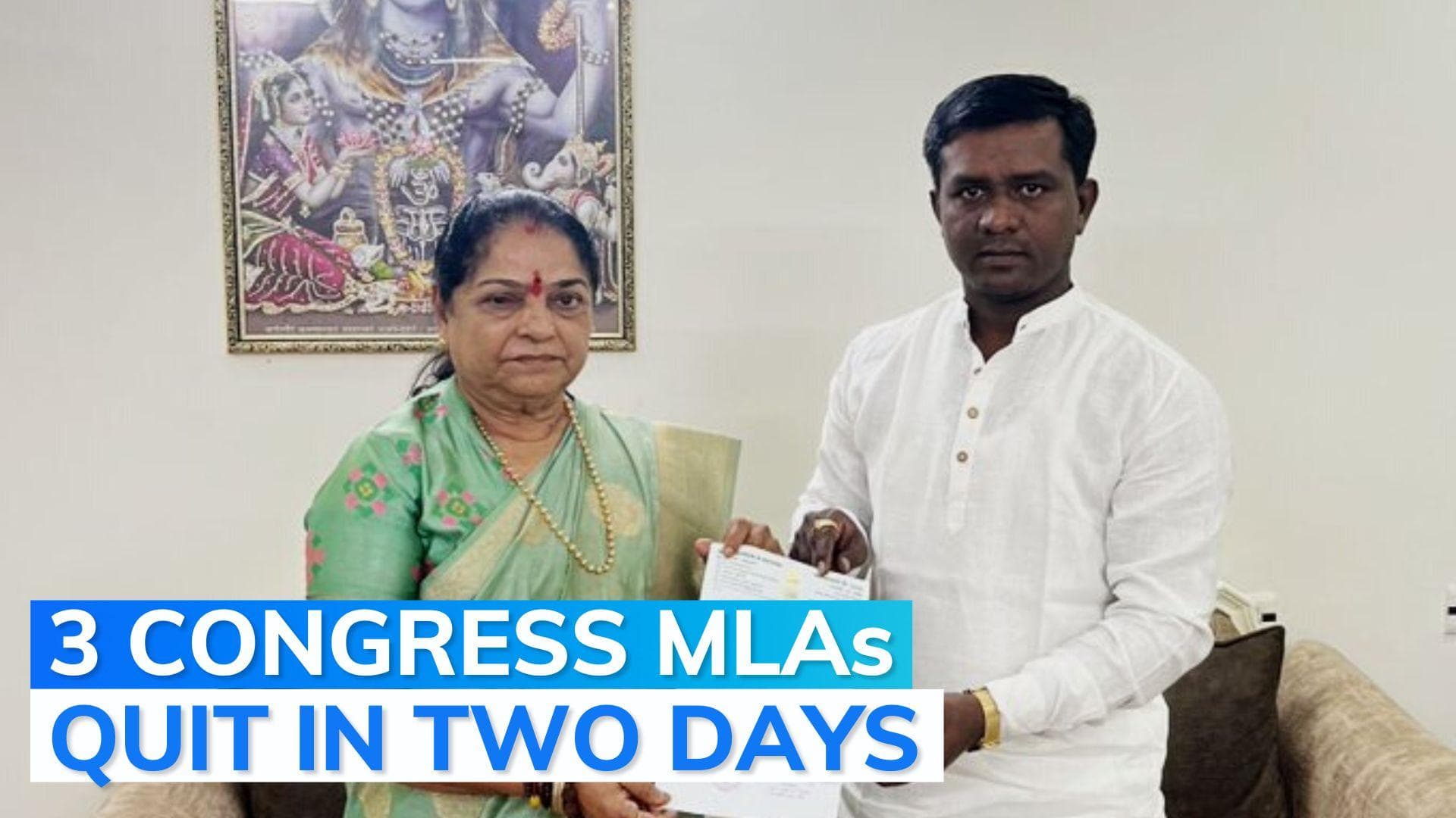 Another Congress MLA resigns from Gujarat assembly before polls
