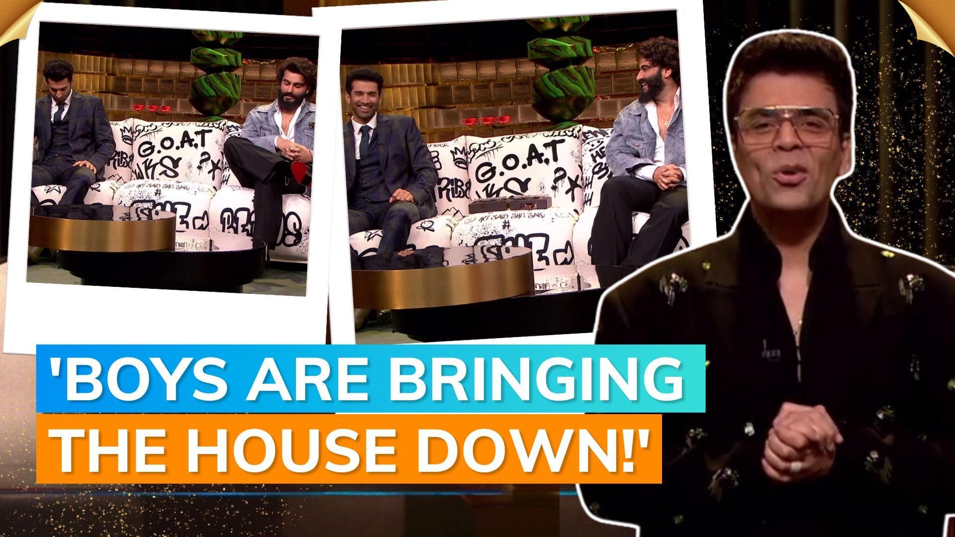 ‘Koffee With Karan 8’: Aditya Roy Kapur and Arjun Kapoor add zest with their candid responses | Watch 