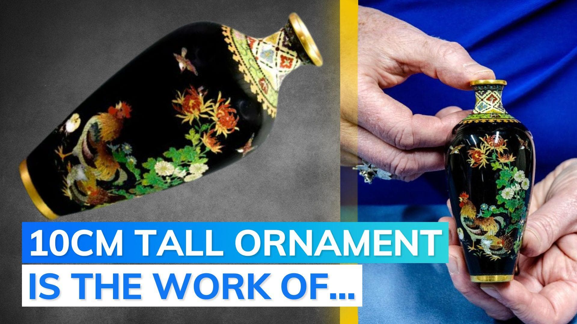 Tiny vase bought for $3.21 at UK thrift store could fetch up to $11800 at auction