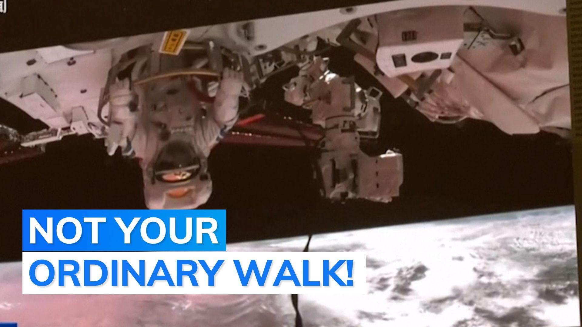 Chinese astronauts go on spacewalk from new station