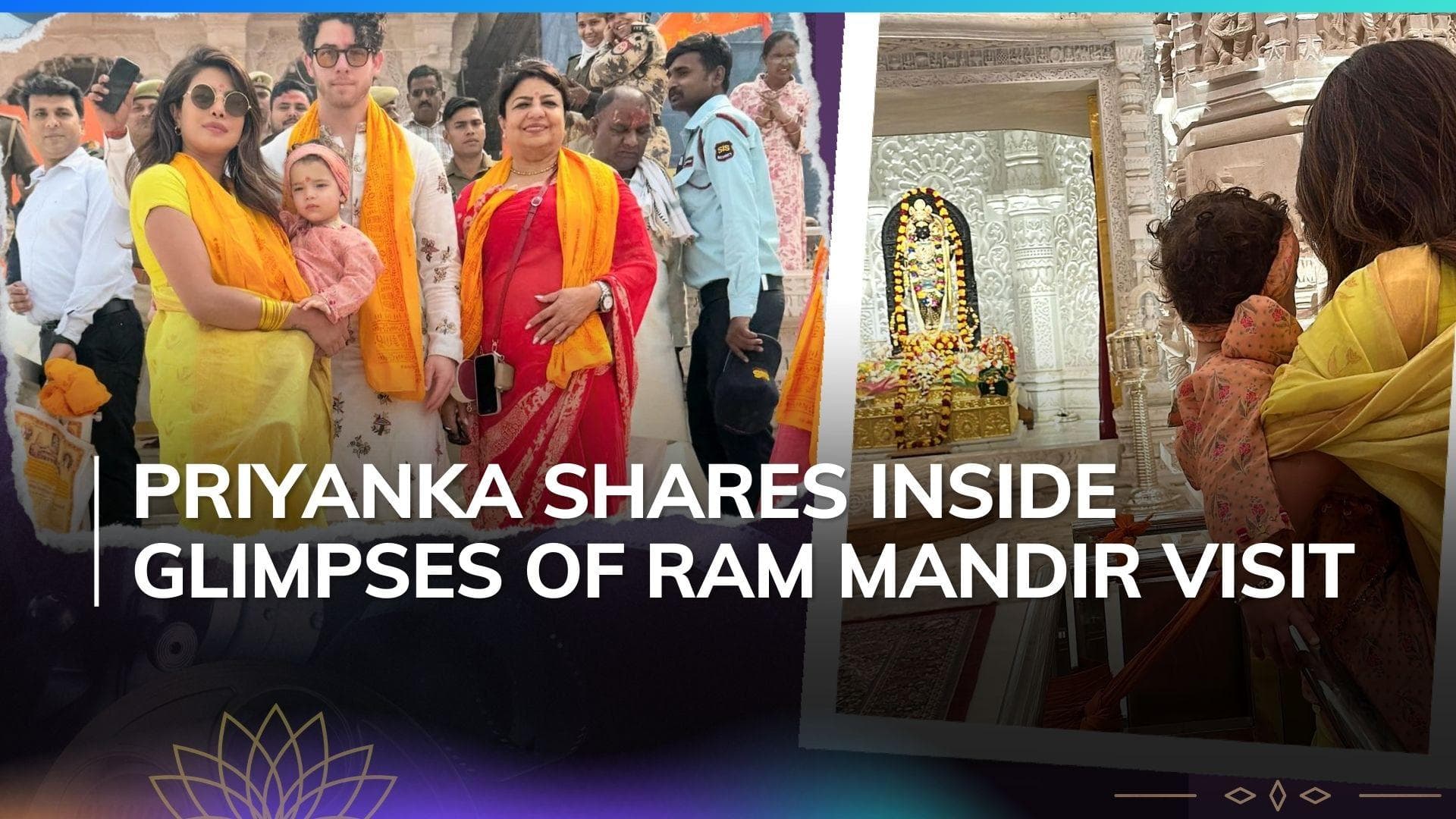 Priyanka Chopra’s daughter Malti attempts to say 'Ayodhya' at Ram Mandir; watch actor's adorable reaction