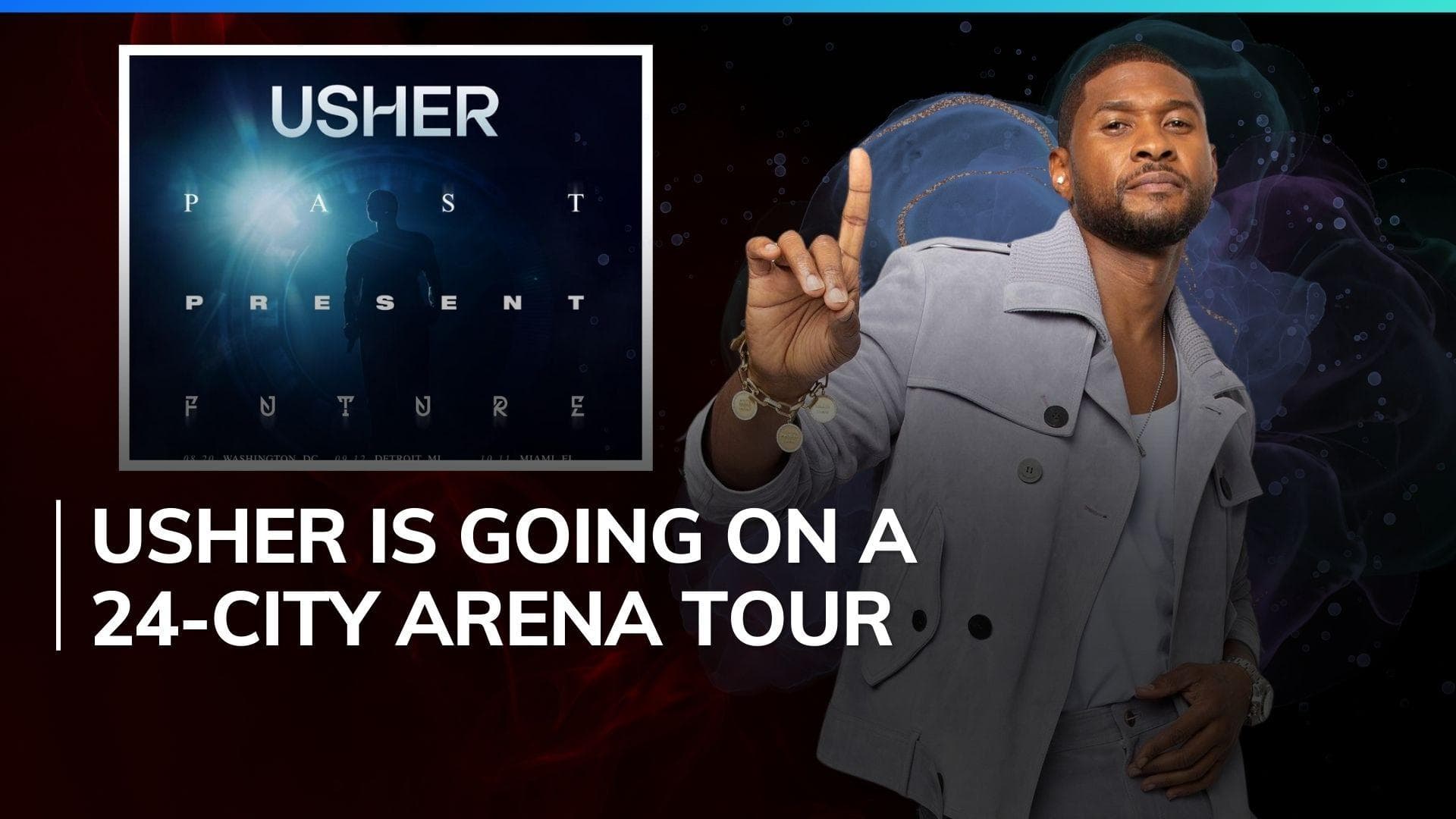 Usher to embark on Past Present Future tour following Super Bowl halftime show