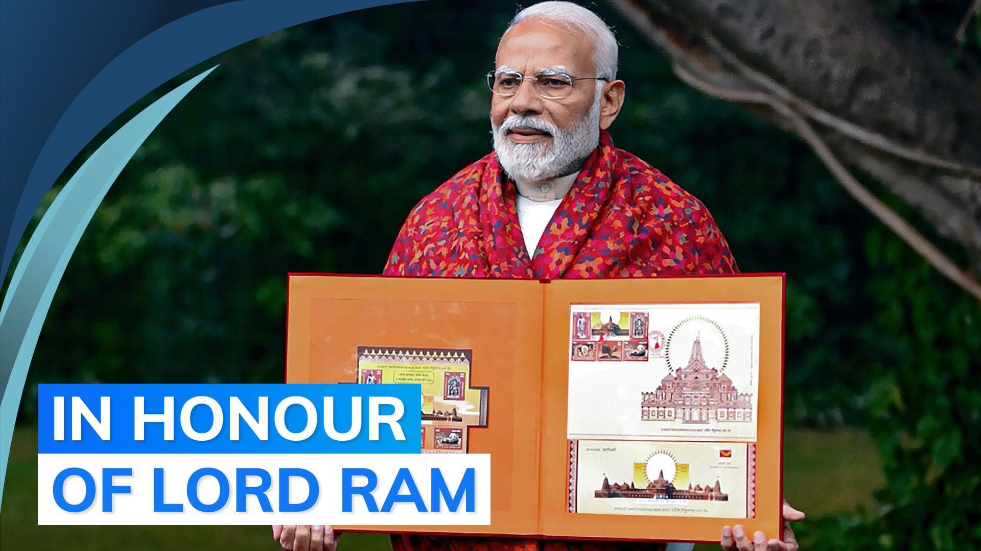 PM Modi releases commemorative postage stamps on Ram temple