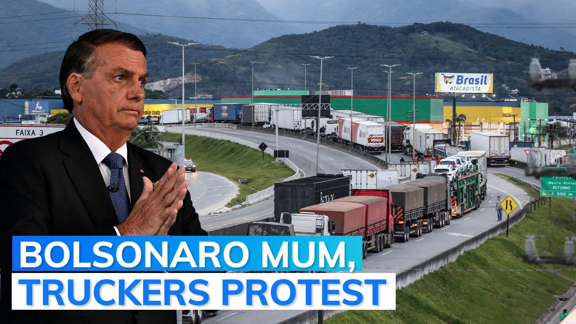 Brazil truckers block roads in protest over Lula win
