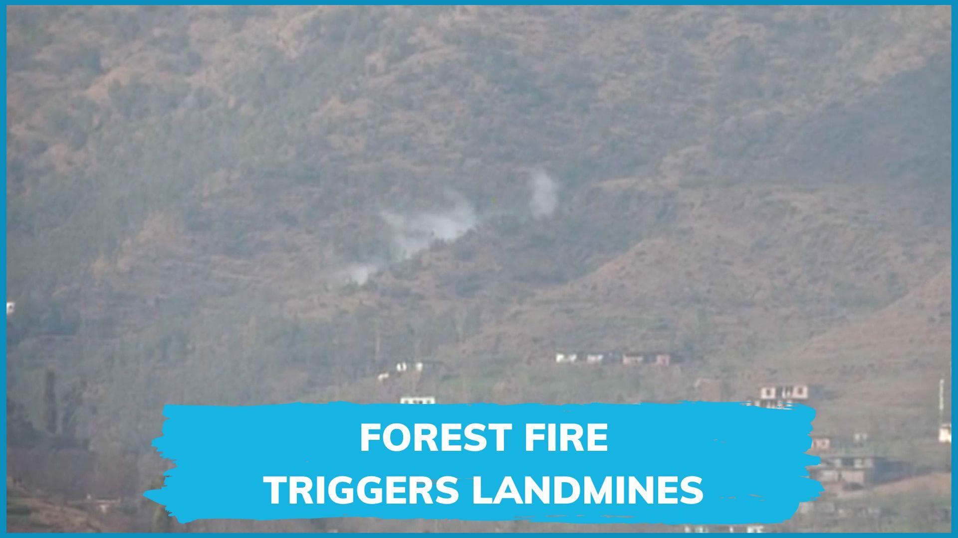 Landmine blast near India-Pakistan LoC; 2 Army soldiers injured while trying to douse forest fire
